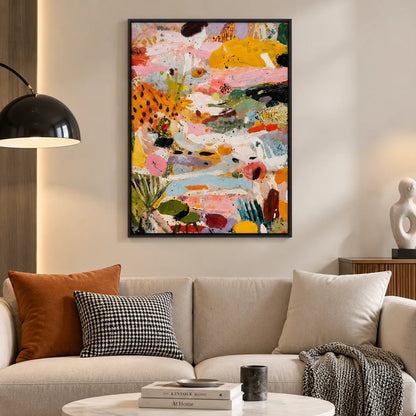 Colorful Abstract Garden Wall Art 2