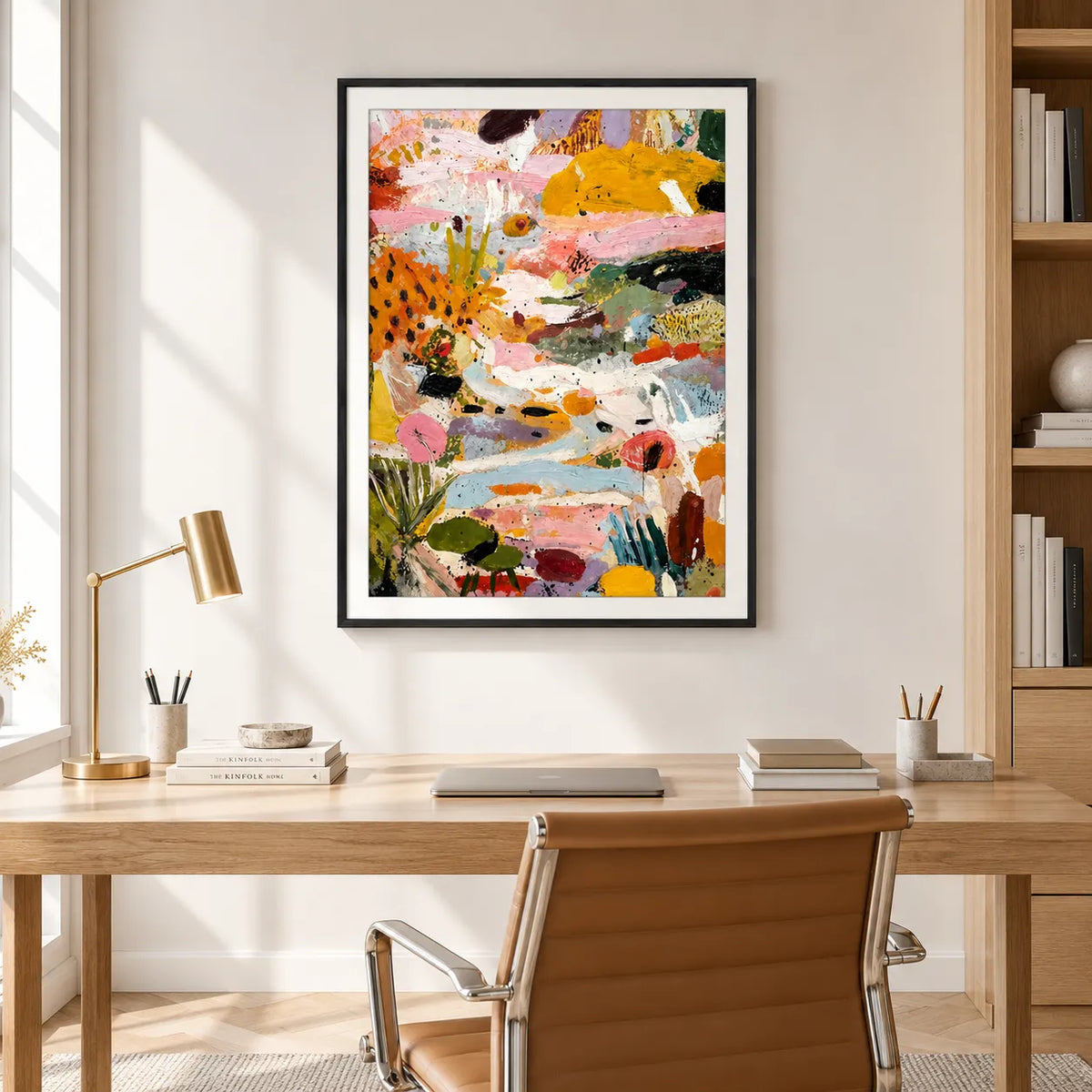 Colorful Abstract Garden Wall Art 3