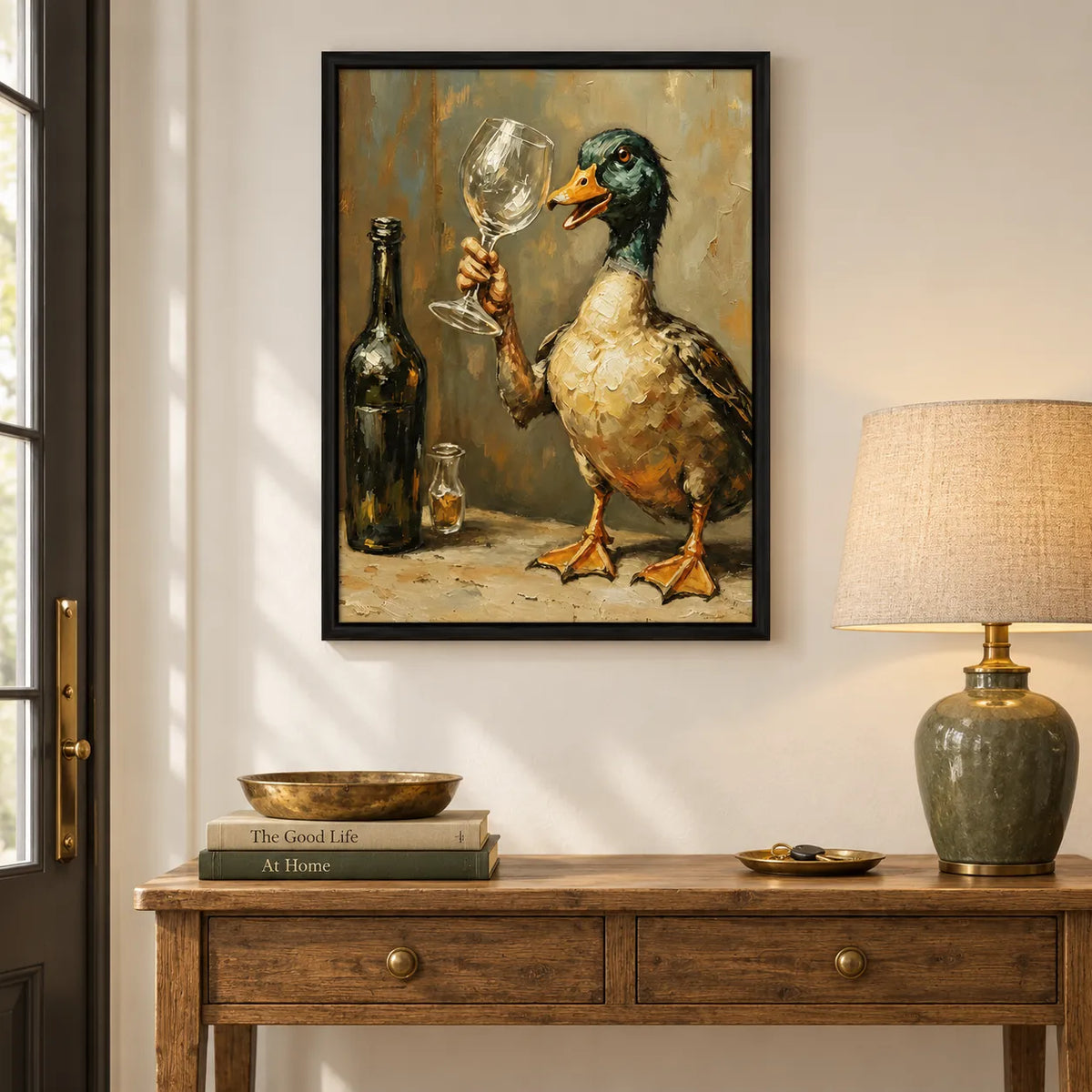 Wine Toast Duck Wall Art 6