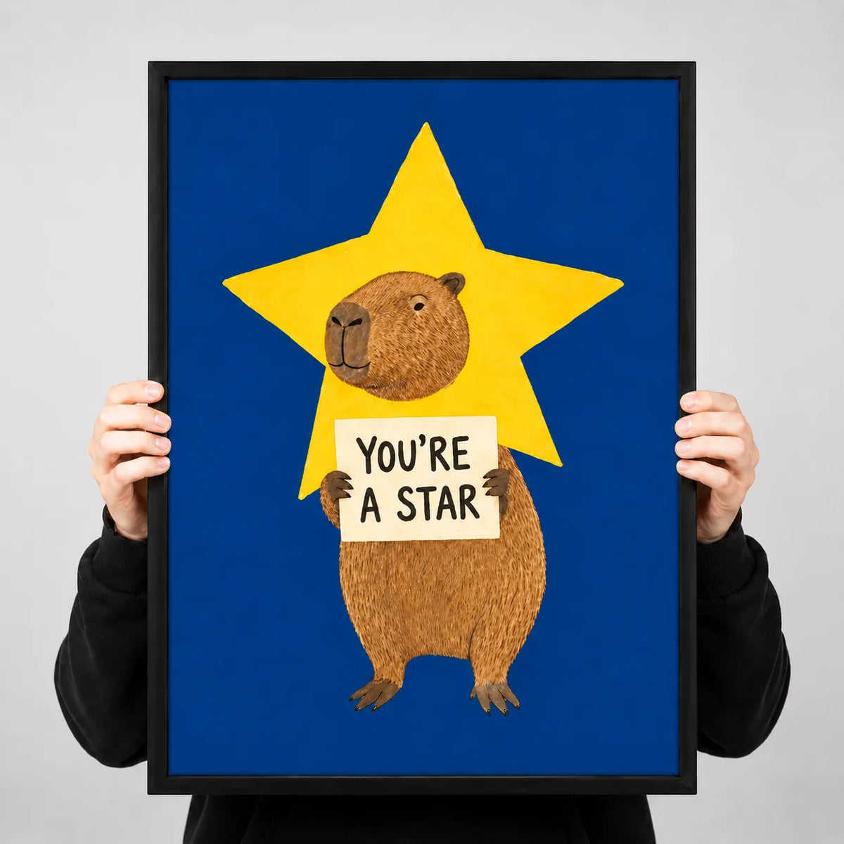 You’re a Star Capybara Wall Art 3