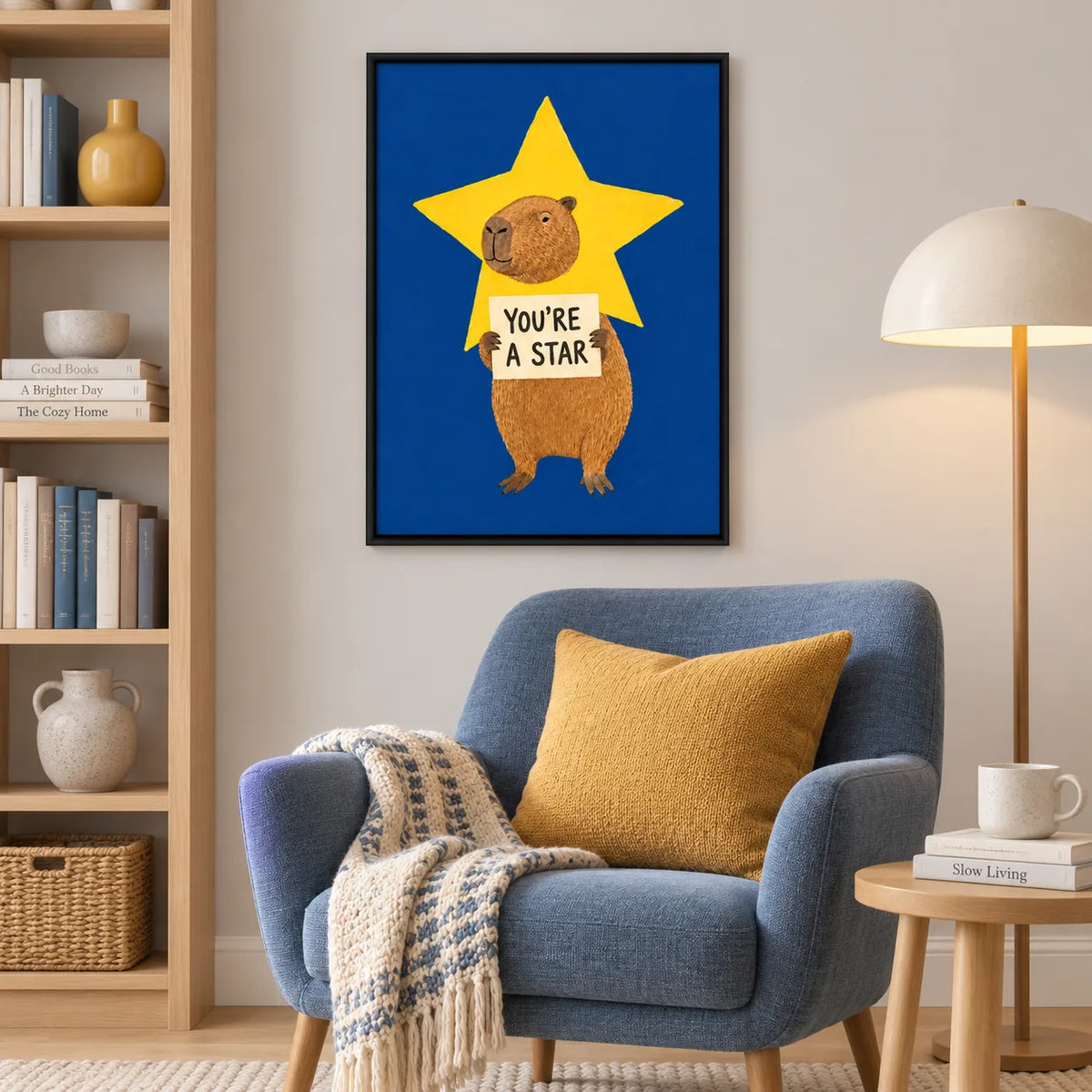 You’re a Star Capybara Wall Art 5