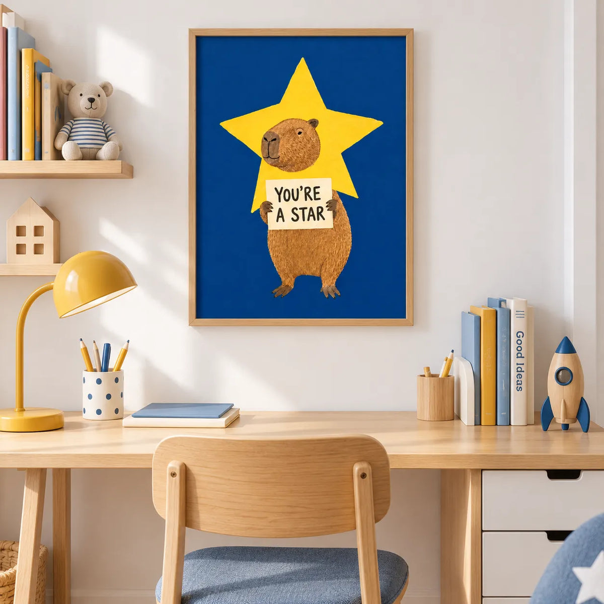 You’re a Star Capybara Wall Art 6