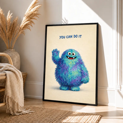 You Can Do It Monster Wall Art 4