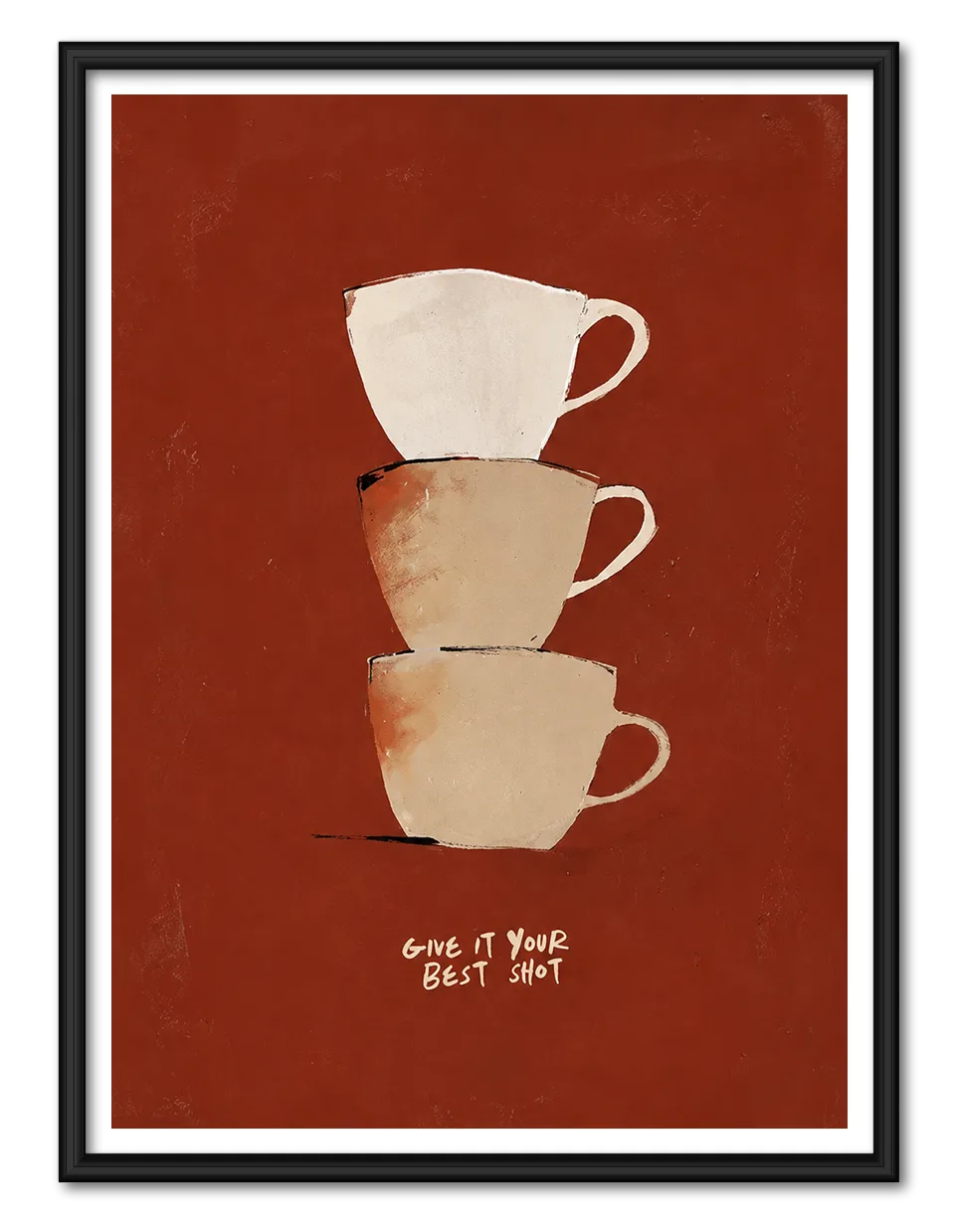 Give It Your Best Shot Coffee Wall Art 1