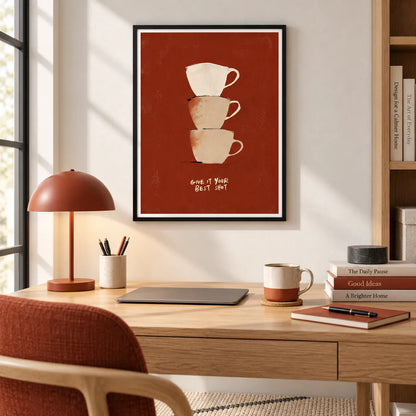 Give It Your Best Shot Coffee Wall Art 3