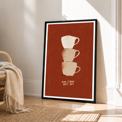 Give It Your Best Shot Coffee Wall Art 4