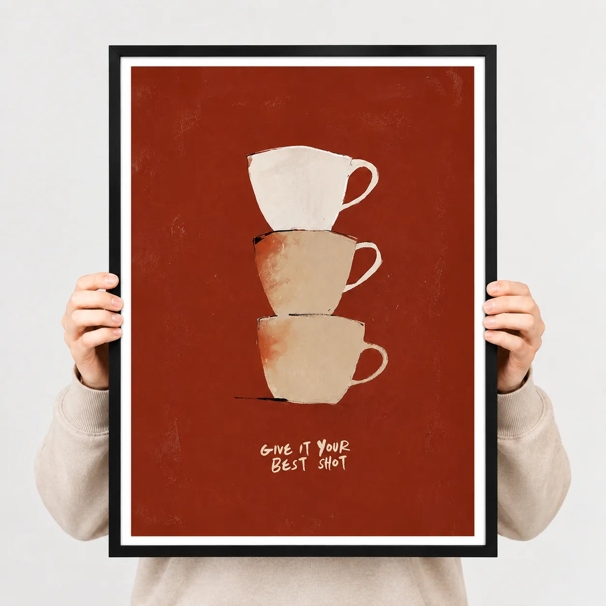 Give It Your Best Shot Coffee Wall Art 5